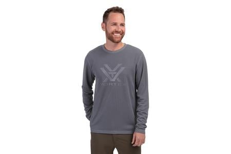 Vortex Apparel Core Logo Performance Grid Long Sleeve Shirt - Turbulance exclusive deals