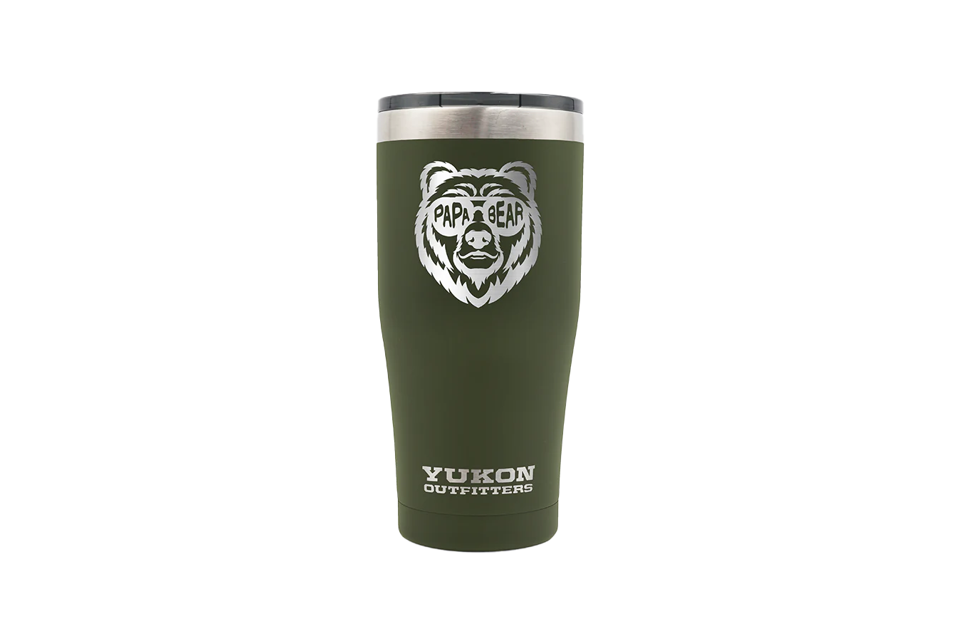 Yukon Outfitters Freedom Tumbler 20oz Papa Bear Shades - Olive Drab