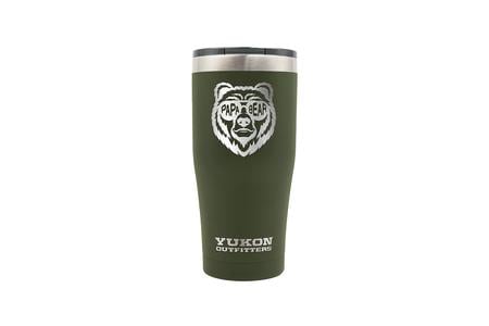 Yukon Outfitters Freedom Tumbler 20oz Papa Bear Shades - Olive Drab exclusive deals