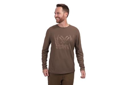Vortex Apparel Full-Tine Performance Grid Long Sleeve Shirt - Morel exclusive deals