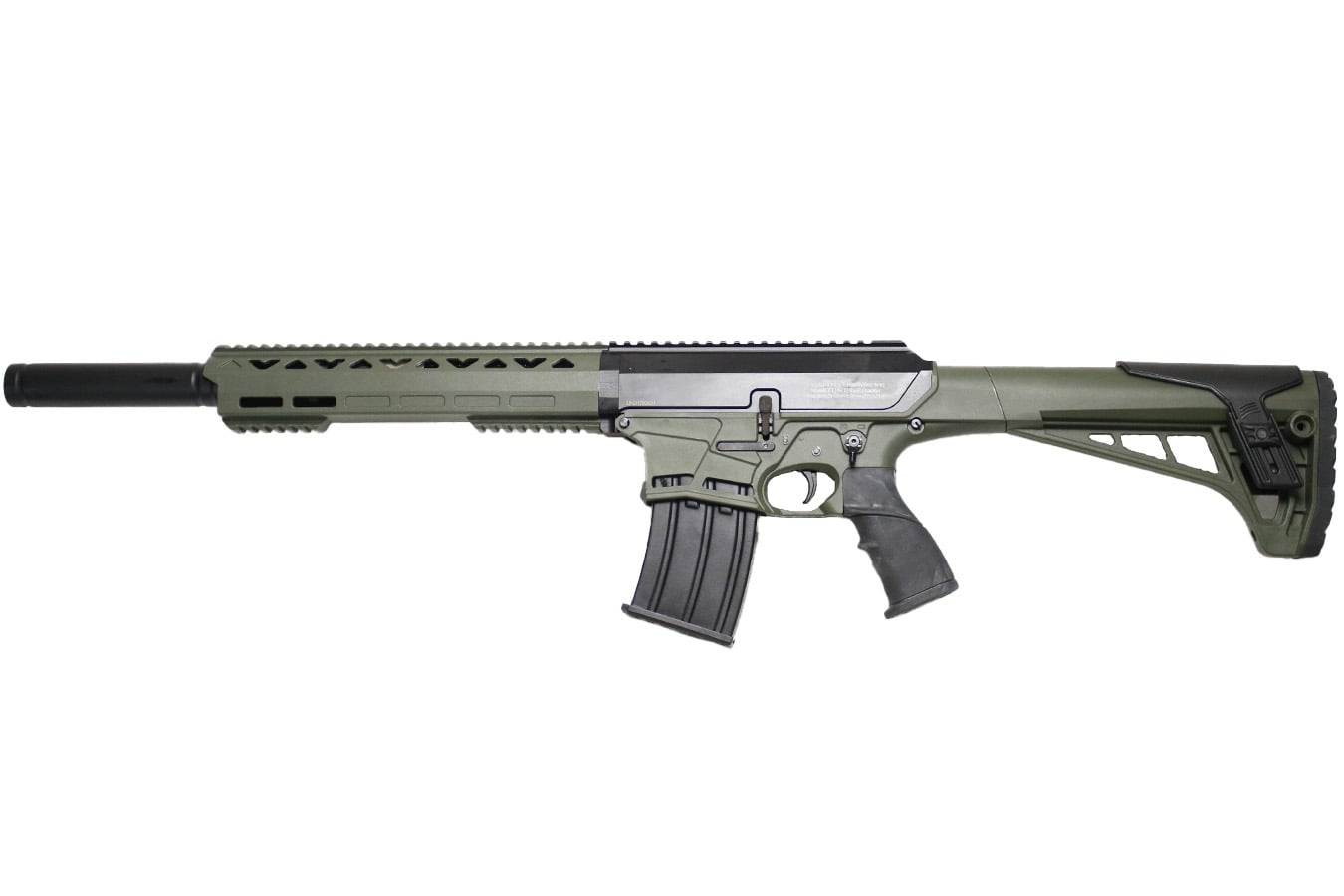 No. 2 Best Selling: GFORCE ARMS GF-12AR 12 GA 18.5` 5+1 OD GREEN