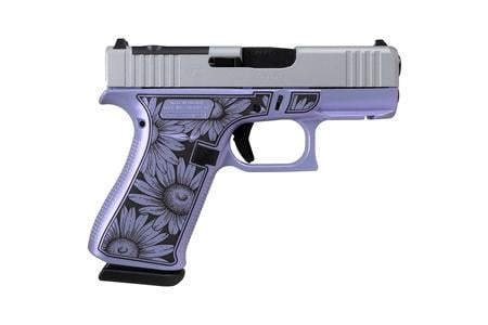 GLOCK 43X MOS MISS DAISY 9MM 10+1 3.41` BARREL PURPLE CERAKOTE