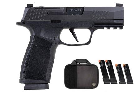 SIG SAUER P365 9 MM 3.7 IN BARREL OPTIC READY 3-17 RD MAGS 2-21 RD MAGS SAVIOR BAG