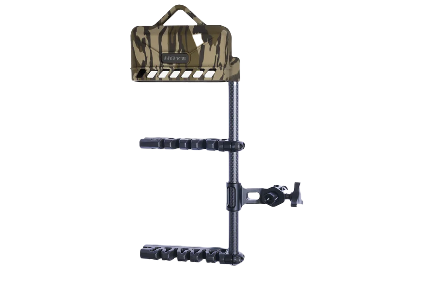 thumbnail image 2 of Mathews LowPro Fixed 6-Arrow Quiver – Mossy Oak Bottomland – Right Hand – New 2 of 3