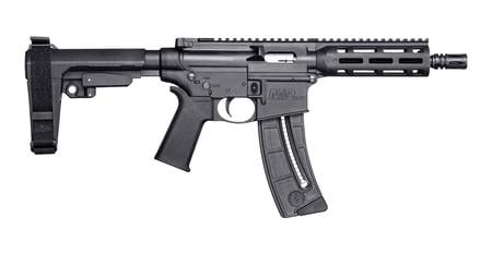 SMITH AND WESSON MP 15-22 AR PISTOL 8` BBL 22LR SBA BRACE