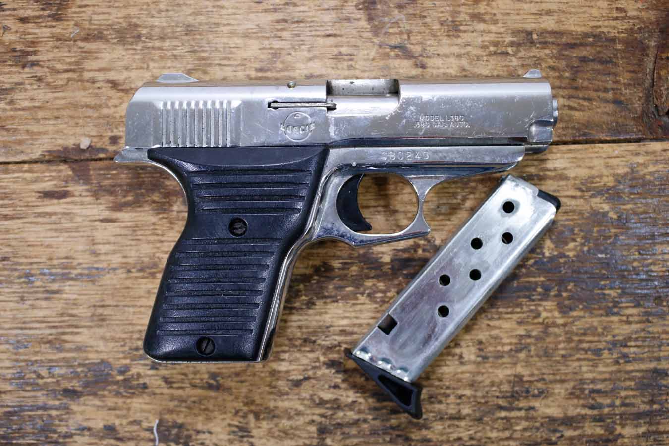 Lorcin L380 380Auto Police Trade-In Pistol with Polished Finish