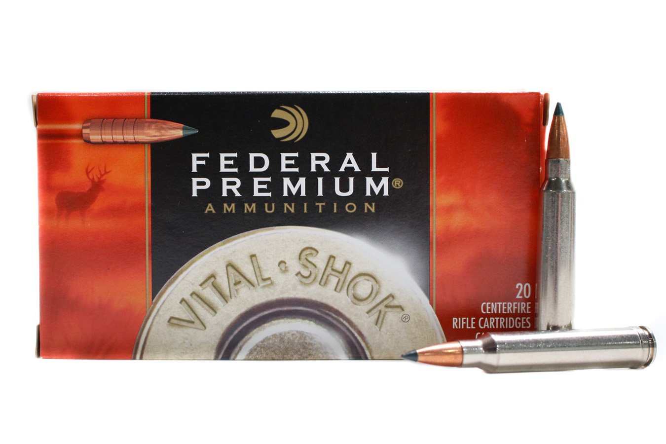 Federal 300 Win Mag 180 gr Trophy Copper V-Shok Police Trade Ammo 20/Box
