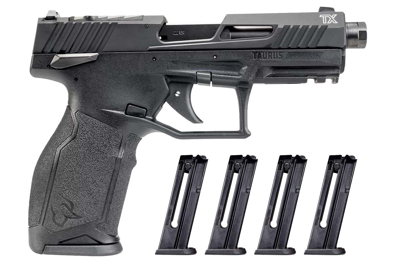 No. 4 Best Selling: TAURUS 2TX 22 T.O.R.O. 22LR 4.1 IN BARREL 5-10 RD MAGS