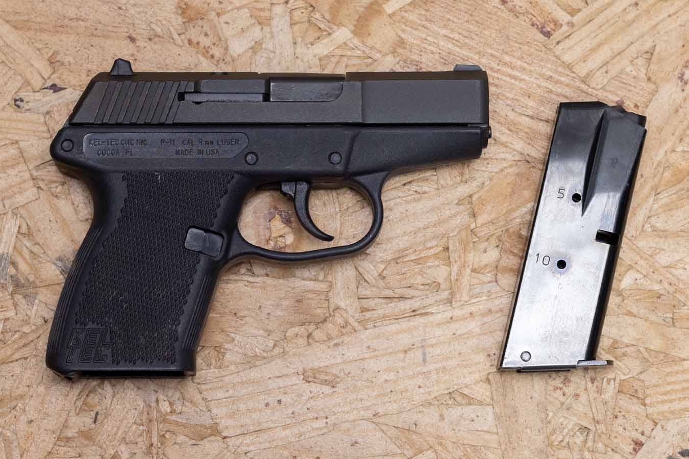 Kel-Tec P11 9mm Police Trade-In Pistol Polymer Frame