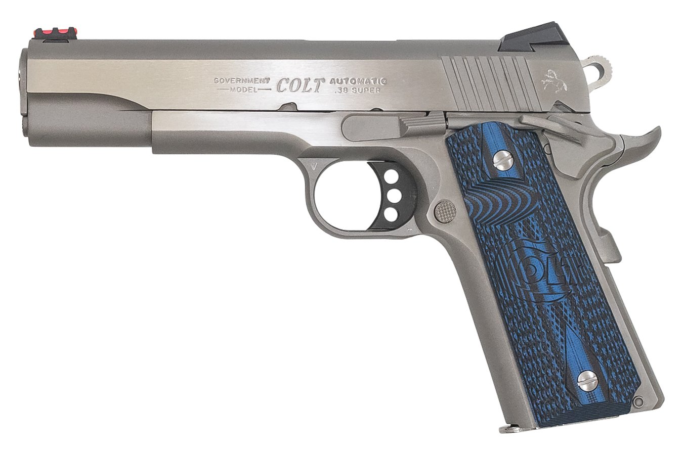 No. 30 Best Selling: COLT 1911 COMPETITION STAINLESS 38 SUPER 5 IN BARREL BLEMISHED