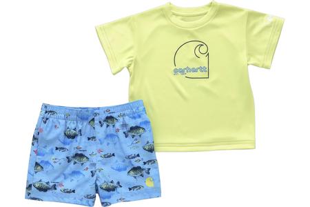 TODDLER FORCE SUN DEFENDER SS TEE WOVEN SHORT 2PC SET