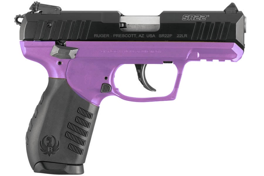 RUGER SR22 22LR RIMFIRE PISTOL LADY LILAC