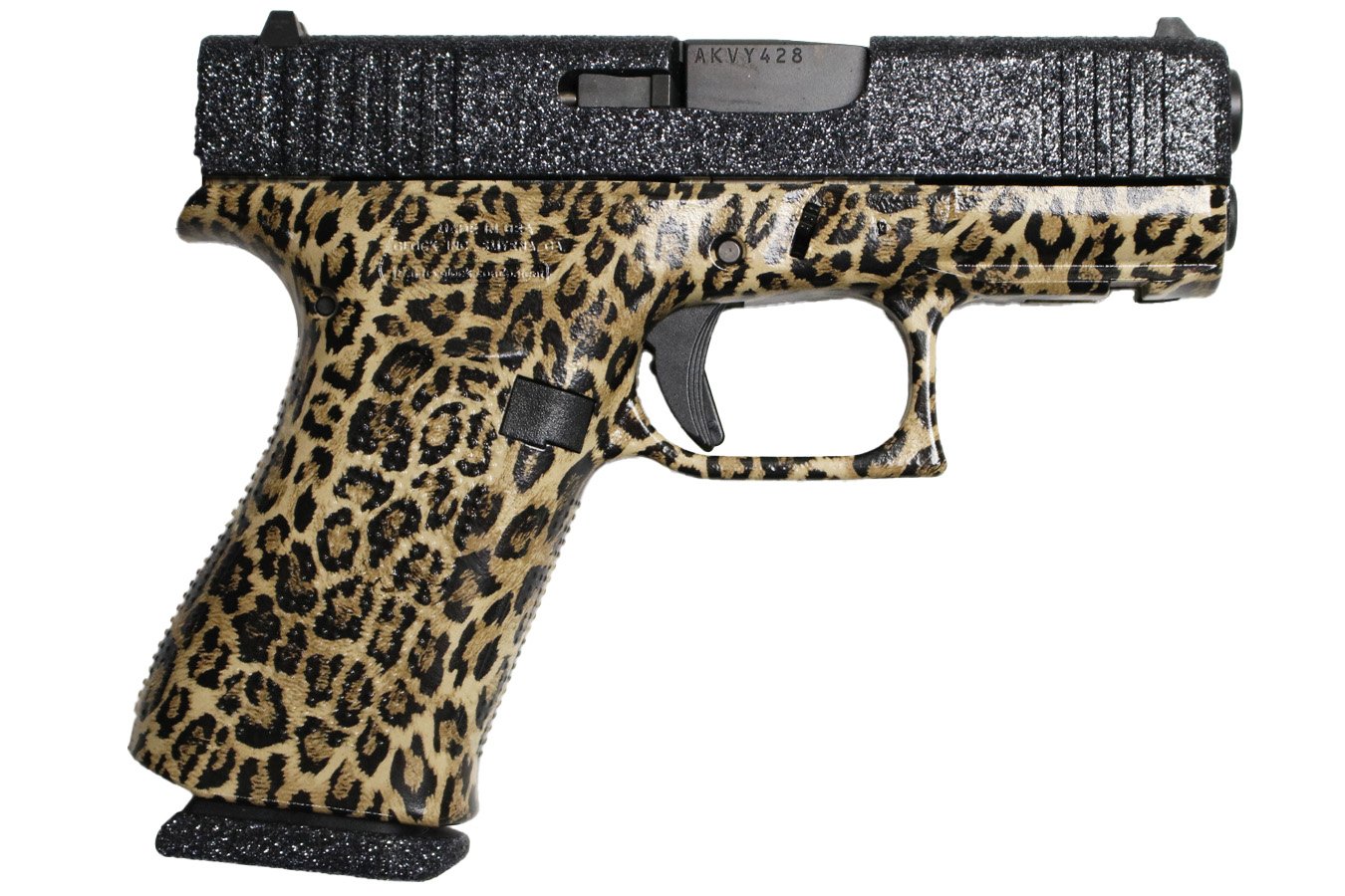 No. 18 Best Selling: GLOCK 43X 9MM 3.41 IN BARREL TWILIGHT CERAKOTE SLIDE CHEETAH FRAME