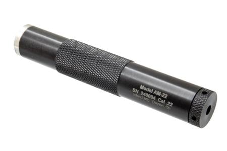 22 RIM FIRE SUPPRESSOR BLACK ALUMINUM CORE WITH HARD CASE