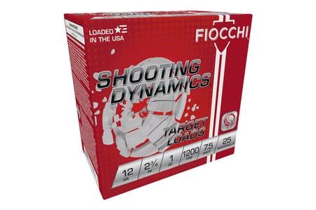 SHOOTING DYNAMICS TARGET LOAD 12 GAUGE 2.75` 1 OZ 7.5 SHOT