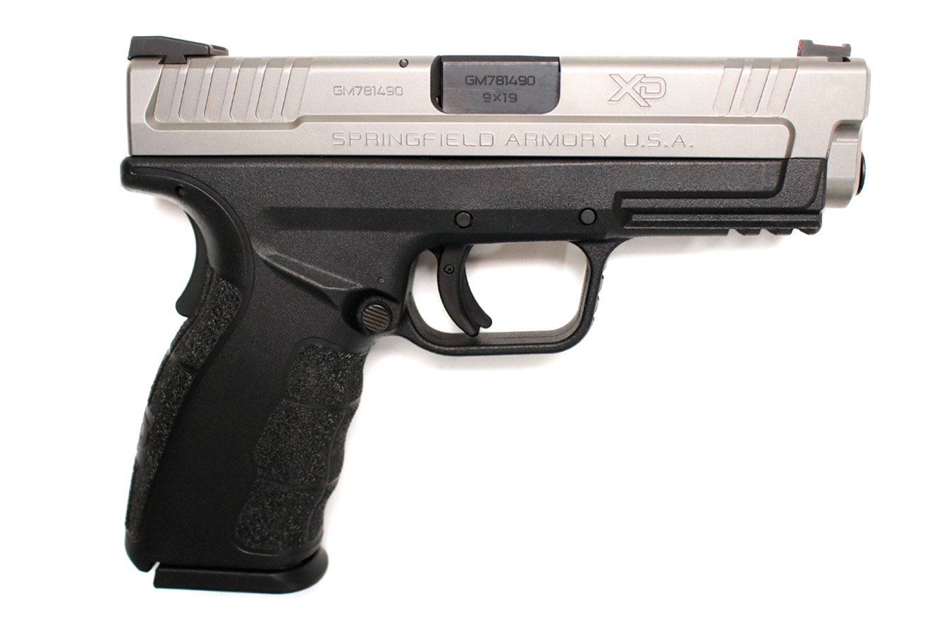 Springfield XD-9 4.0 MOD. 2 9mm Police Trade-In Pistol with Stainless Slide