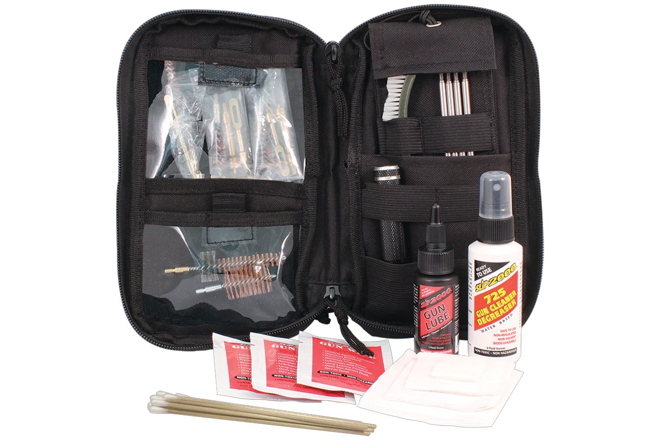 Slip 2000 Tactical 3 Gun Cleaning Kit  for .22 / .223 / .357 / .40 Cal / 9mm / 12 Gauge