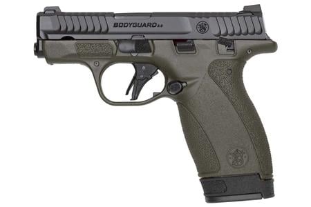 Smith & Wesson Bodyguard 2.0 380 ACP Semi-Auto Pistol with OD Green Frame