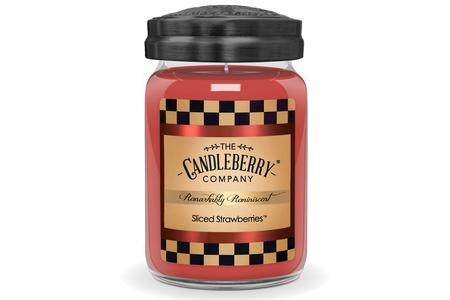 SLICED STRAWBERRIES 26OZ CANDLE