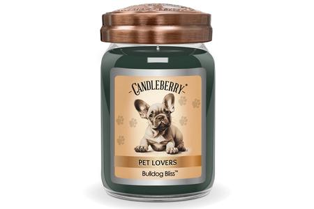 PET LOVERS BULLDOG BLISS 26OZ CANDLE