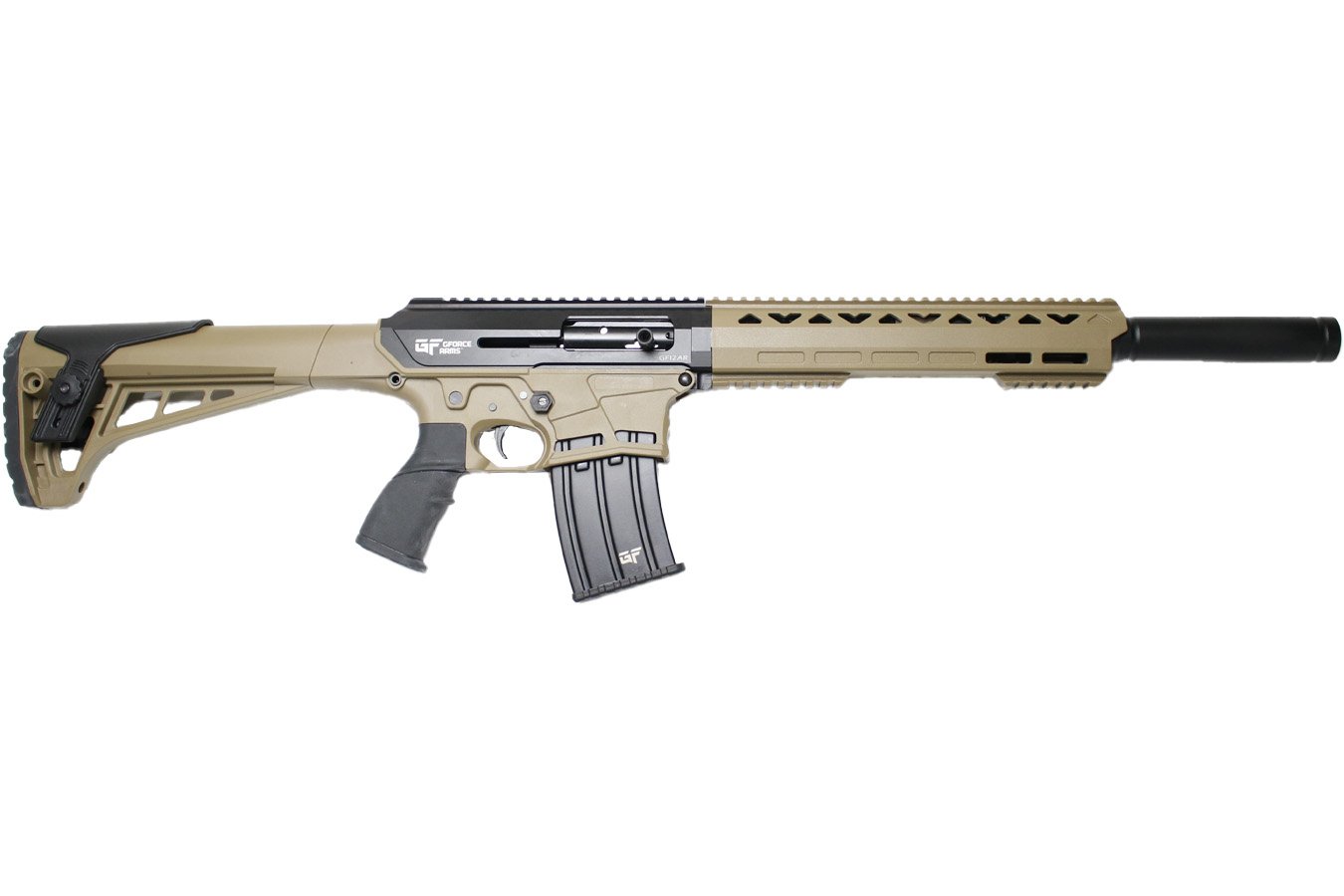 GForce GF-12AR 12-Gauge Semi-Auto Shotgun with Flat Dark Earth Finish