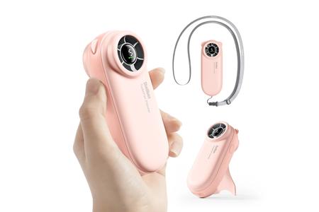 DIVEBLUES TURBOBEAR HANDHELD FAN PINK