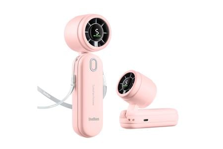 ITURBO HANDHELD FAN PINK