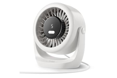 TURBO TABLETOP FAN USB CONNECT WHITE