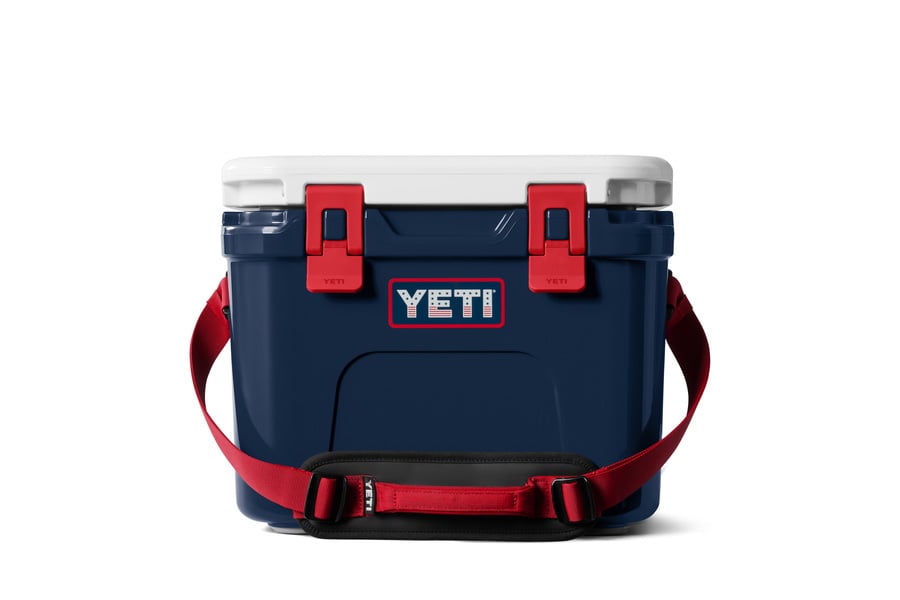 Yeti Coolers Roadie 15 Hard Cooler Patriotic Red, White, and Blue