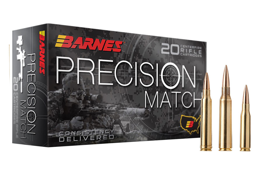 Barnes 6.5 Grendel 120 Grain Open Tip Boat Tail  Precision Match 20/Box