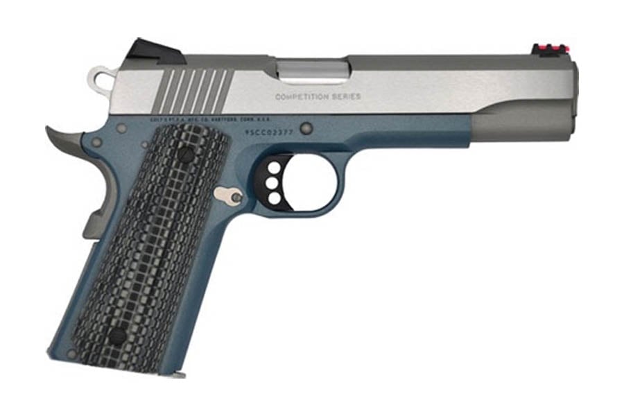 Colt 1911 Competition 9mm Pistol With Blue Titanium Cerakote