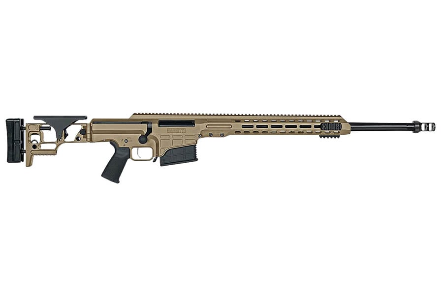 Barrett MRAD 6.5 Creedmoor Bolt Action Precision Rifle In Flat Dark Earth Cerakote 
