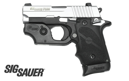 SIG SAUER P238 Two-Tone 380 ACP Centerfire Pistol with Tactical Laser