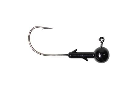 BALL JIG 1/4 4/0 HOOK GLOSS BLACK