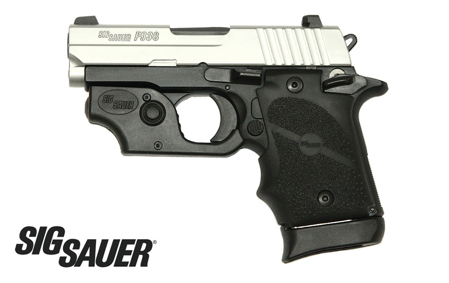P938 9MM 2-TONE PISTOL WITH SIG LASER