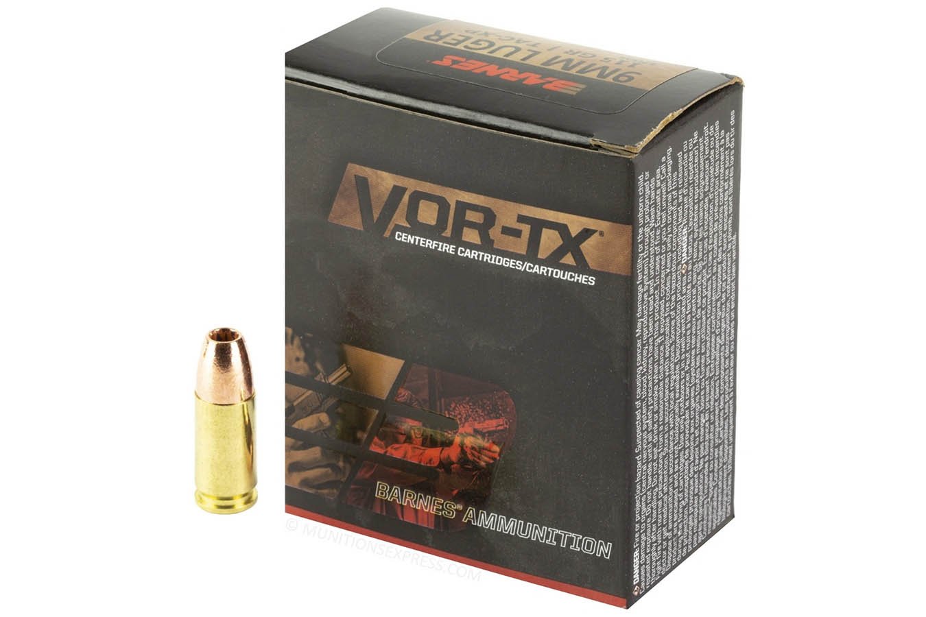 Barnes Bullets Inc 9mm 115gr XPB VOR-TX 20/Box