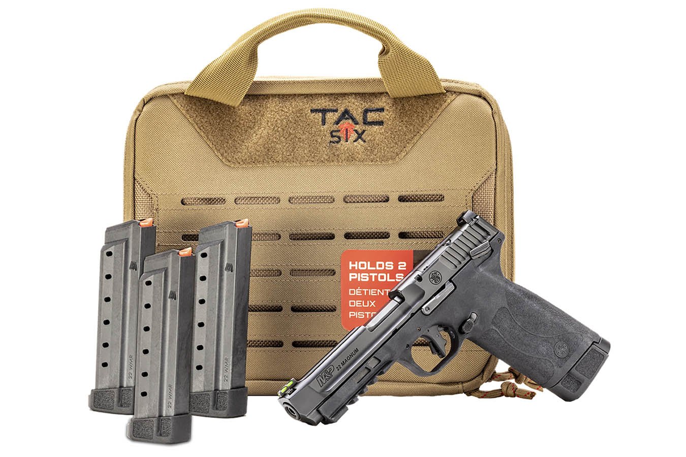 Smith & Wesson M&P 22 Magnum Pistol Optic Ready With 4 Magazines And Range Bag 