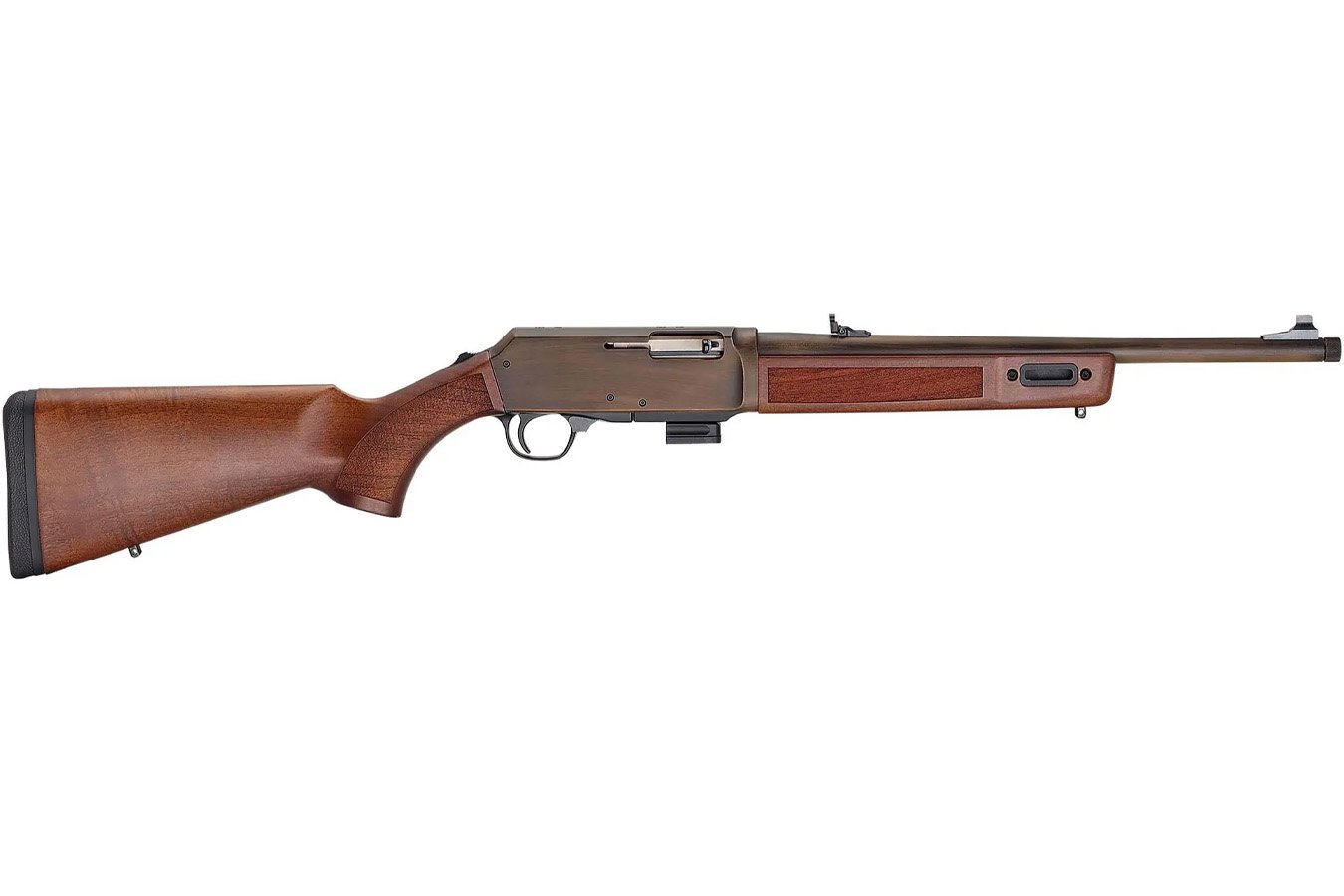 Henry Homesteader 9mm Heirloom Rifle Glock Mag Well Configuration with Brushed Bronze Finish 