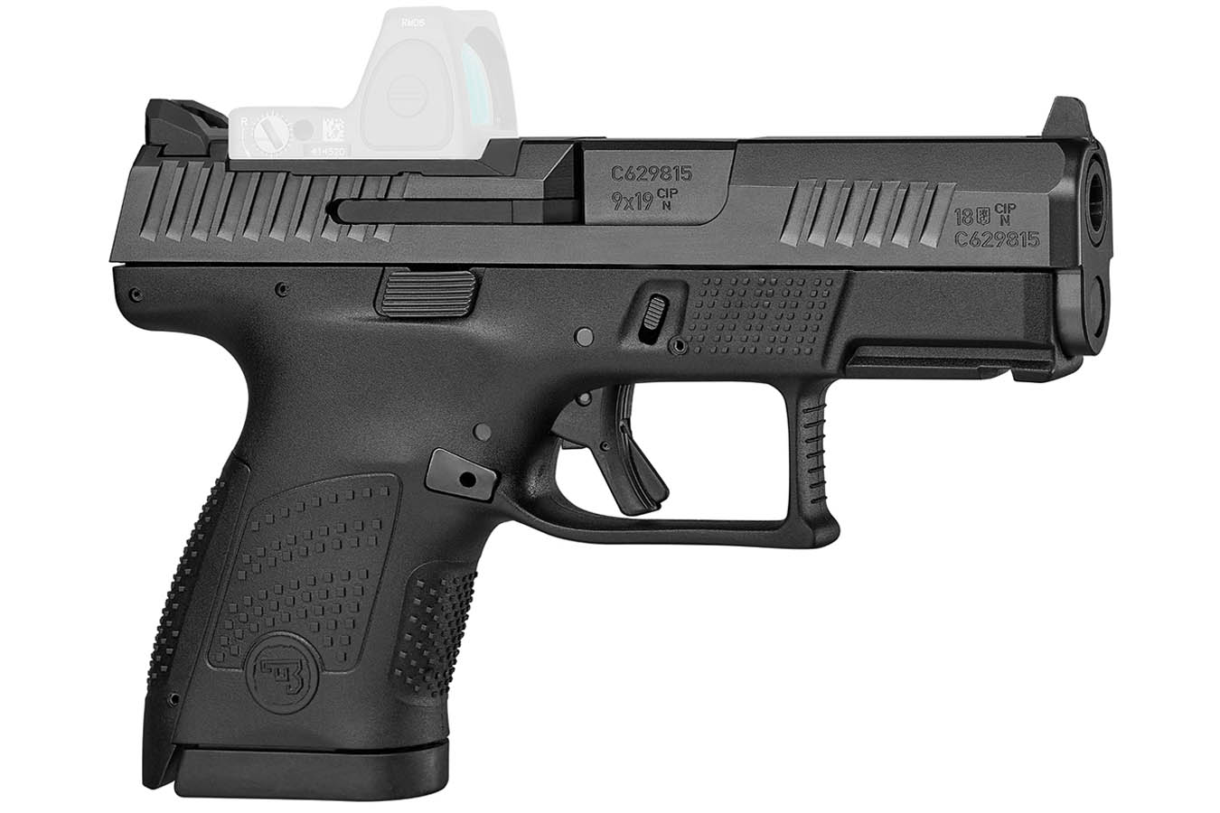 CZ P-10 S 9mm Sub Compact Pistol No Optic Only Fixed Sights 