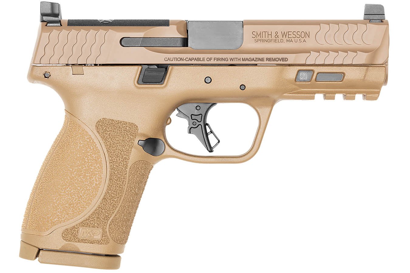 Smith & Wesson M&PAnd P 9mm Compact Pistol In FDE