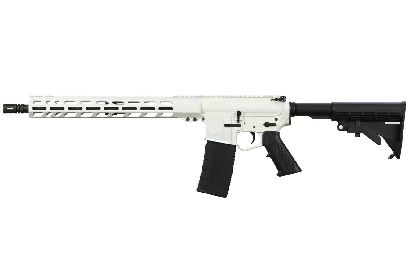 Wise Arms WA-15B 223 Remington /5.56 NATO AR-15 Rifle With White Cerakote Finish 