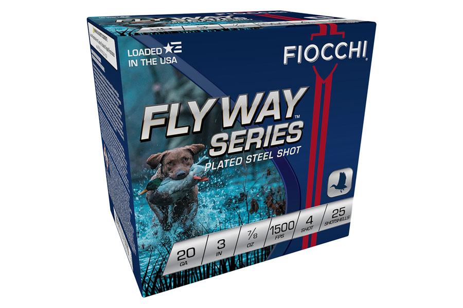 Fiocchi 20 Gauge 3 Inch 7/8 Oz 4 Shot Flyway 25/Box