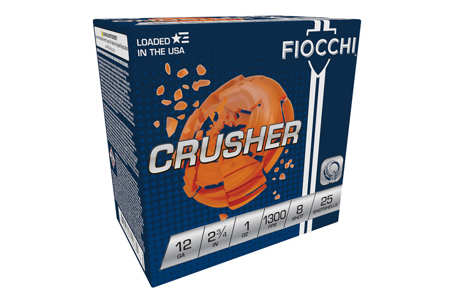 Fiocchi 12 Gauge 2-3/4Inch 1 Oz 8 Shot Crusher 25/Box
