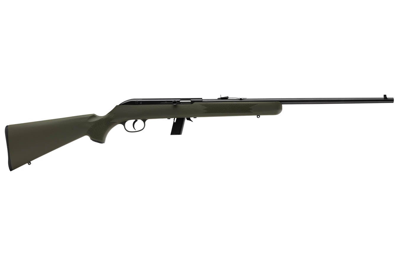 Savage 64 F 22LR Semi-Auto Rifle with Green Stock