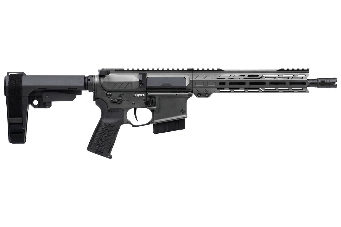 CMMG Banshee MK4 338 ARC Semi-Auto Pistol with Tungsten Finish and 10.5 Inch Barrel