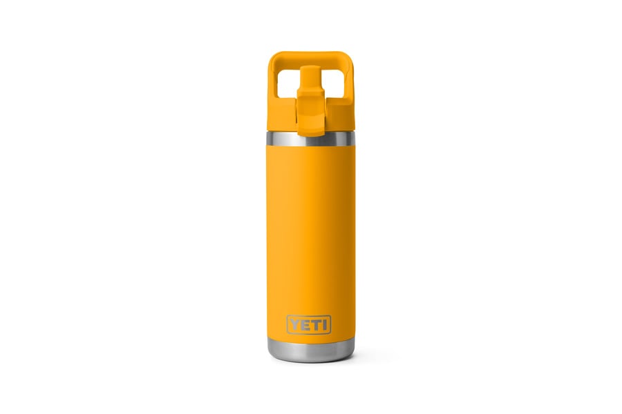 Yeti Coolers Rambler 18 oz Water Bottle with Color-Matched Straw Cap Beekeeper