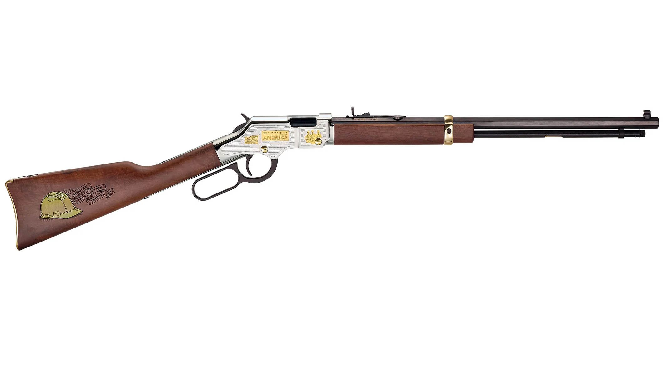 Henry American Construction Industry Tribute Edition 22 Cal Lever Action Heirloom Rifle