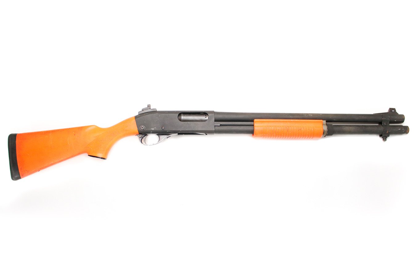 Remington 870 Express Magnum 12GA Police Trade-In with Orange Grip/Stock