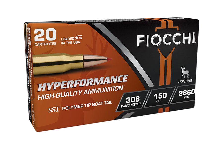 Fiocchi 308 Winchester 150 Grain Super Shock Tip Hyperformance 20/Box
