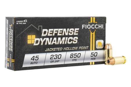 FIOCCHI SD AMMO 45 ACP 230GR JHP 50/BX